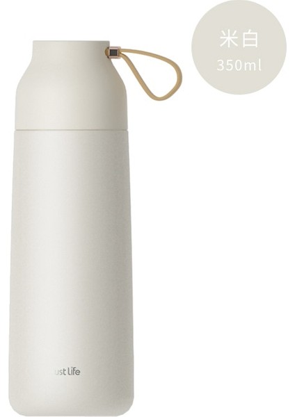 350ML Yalıtım Kapaklı Bardak Taşınabilir Su Bardağı Paslanmaz Çelik Bardak 12 Saat (Yurt Dışından)