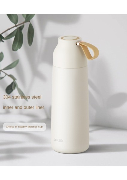 350ML Yalıtım Kapaklı Bardak Taşınabilir Su Bardağı Paslanmaz Çelik Bardak 12 Saat (Yurt Dışından)