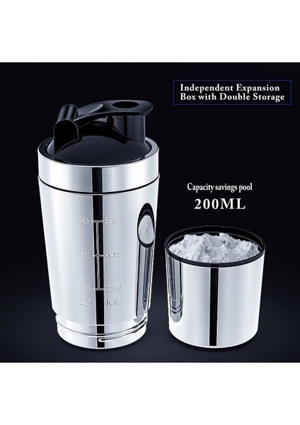 750ML Çıkarılabilir Peynir Altı Suyu Protein Tozu Spor Fitness Çalkalayıcı Su Şişesi Paslanmaz Çelik Bardak Vakum Blender Açık Içecek (Yurt Dışından) modelleri