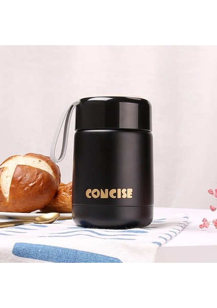 300ML Mini Gıda Termos Taşınabilir Öğle Yemeği Kutusu Çift Paslanmaz Çelik Gıda Konteyner Bardak Bpa Ücretsiz (Yurt Dışından)