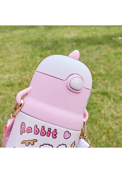 500ML Yalıtım Bardağı Sevimli Kız Kalp Hasır Bardak Su Bardağı Taşınabilir Bardak Askısı (Yurt Dışından) fiyatları