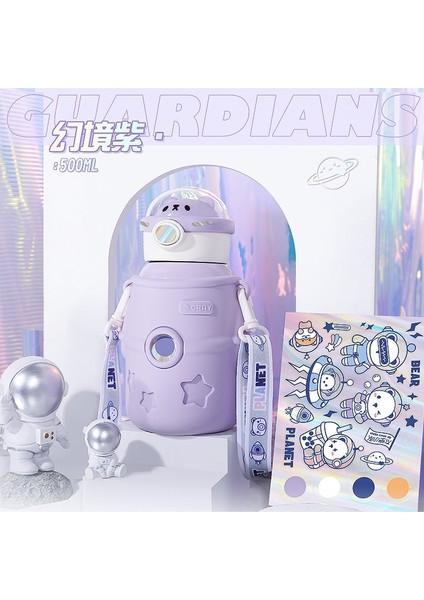 500ML Termos Astronot Çocuk Taşınabilir Okul (Yurt Dışından)