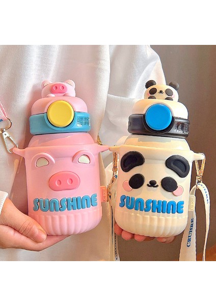 550ML Çocuklar Için Termos Paslanmaz Çelik Termos Taşınabilir Termos (Yurt Dışından) modelleri