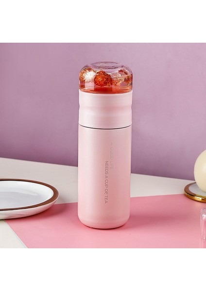 300ML Termos Bardak Filtre Çaydanlık Paslanmaz Çelik Cam Demlik Ayrılabilir Çay (Yurt Dışından)