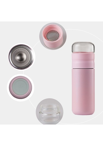 300ML Termos Bardak Filtre Çaydanlık Paslanmaz Çelik Cam Demlik Ayrılabilir Çay (Yurt Dışından) modelleri