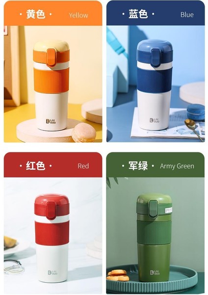 430ML Çift Katmanlı Paslanmaz Çelik Termos Saman Seyahat Hediyesi (Yurt Dışından) fiyatları