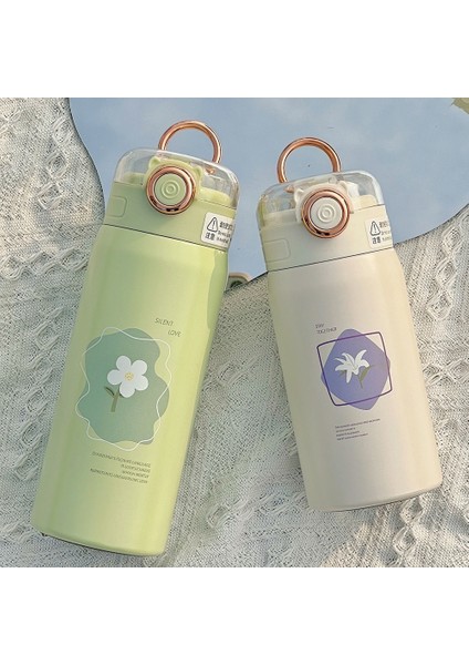 Çift Katmanlı Paslanmaz Çelik Termos Saman Taşınabilir Sevimli Termos Bardak Öğrenci Bardak (Yurt Dışından) fiyatları