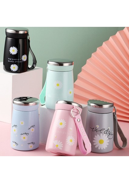 Sevimli Küçük Papatya Termos Bardak Karikatür Su Şişesi Paslanmaz Çelik (Yurt Dışından) fiyatları