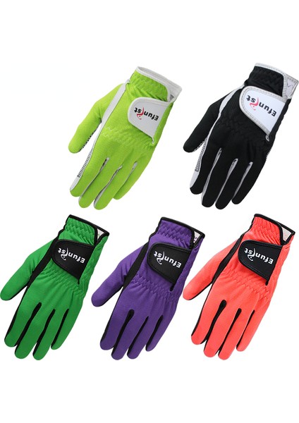 Golf Eldivenleri Erkek Sol El Nefes Alabilir Yeşil 3D Performans Mesh Kaymaz Mikrofiber (Yurt Dışından) modelleri