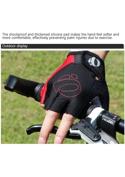 Jel Yarım Parmak Sürme Eldivenleri Kaymaz Anti-Ter Bisiklet Motosiklet Darbeye Dayanıklı Dağ Bisikleti Yol Bisiklet Sporları (Yurt Dışından) fiyatları