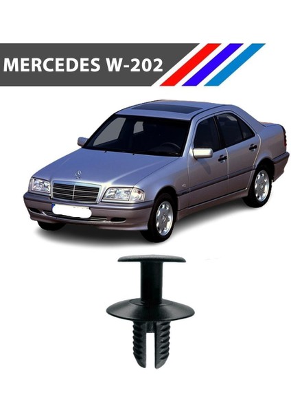 Mercedes W202 C Class Davlumbaz Klipsi 81471-911-992 100 Adet