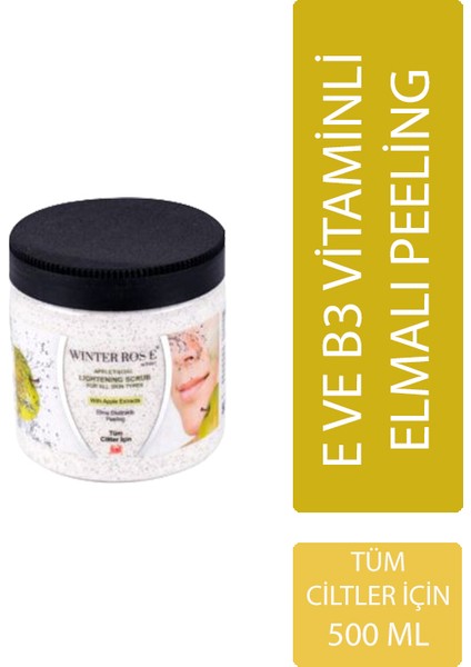 Tüm Ciltler Için Elma Ekstraklı Peeling 500 gr