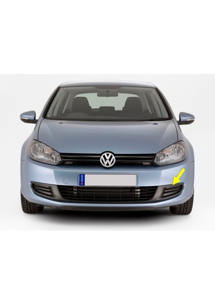 Vw Volkswagen Golf Mk6 2009-2012 Ön Tampon Sol Sis Farı Kapağı Izgarası Sissiz 5K0853665A fiyatları