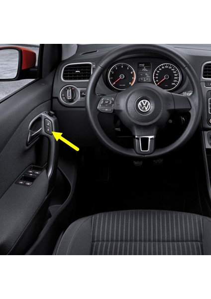 Vw Volkswagen Polo 2010-2014 Merkezi Kapı Kilitleme Düğmesi Tuşu Butonu 6R1962125A