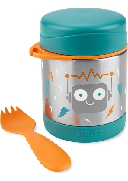 Skip Hop Zoo Paslanmaz Çelik Termos 325ML Robot