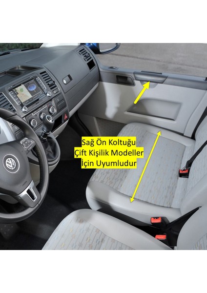 Vw Volkswagen Transporter T6 2010-2015 Sağ Ön Kapı Iç Tutma Kolu Çift Koltuklu Tip 7H0867180G