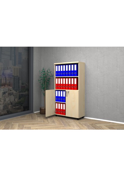Yarım Kapak Dolap Akçaağaç (80x35x150)