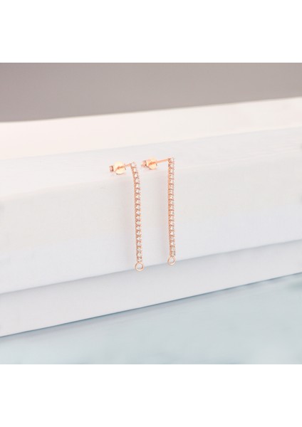 925 Ayar Gümüş Su Yolu Küpe