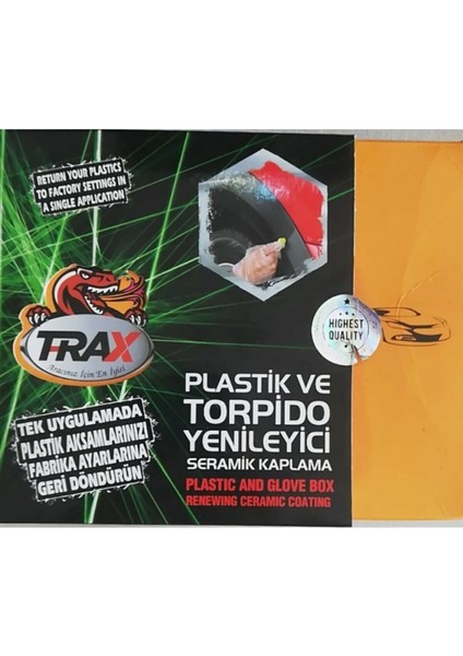 Araç Iç Dış Tüm Plastik Aksam Yenileyici Seramik Kaplama Torpido Tampon Yenileyici (50 Ml)