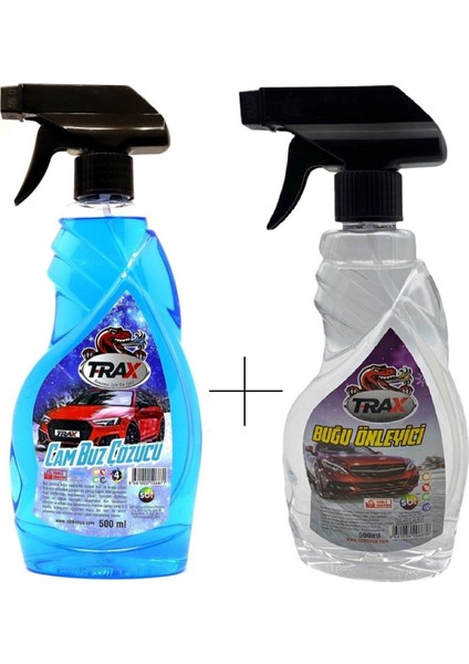Ankanorm Cam Buz Çözücü (500 Ml) + Buğu Önleyici (500 Ml) Kışlık Set