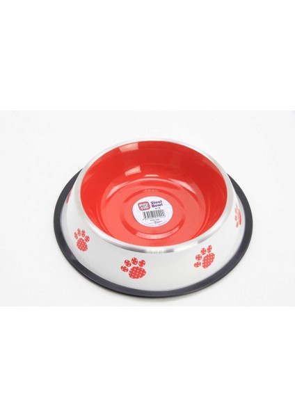 Renkli Desenli Çelik Mama ve Su Kabı 64 Oz