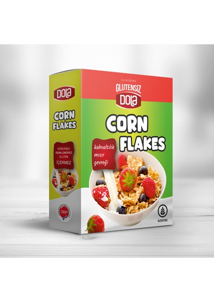 Dola 2'li Atıştırmalık Set Coco Balls Çıtır Tahıl Topları ve Corn Flakes Mısır Gevreği Glutensiz