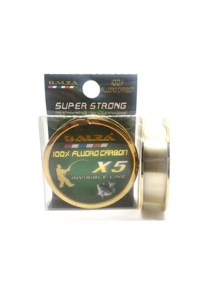 Balza X5 100% Fluora Carbon Süper Strong Olta Misinası 50MT -0.34MM - 16.10 kg