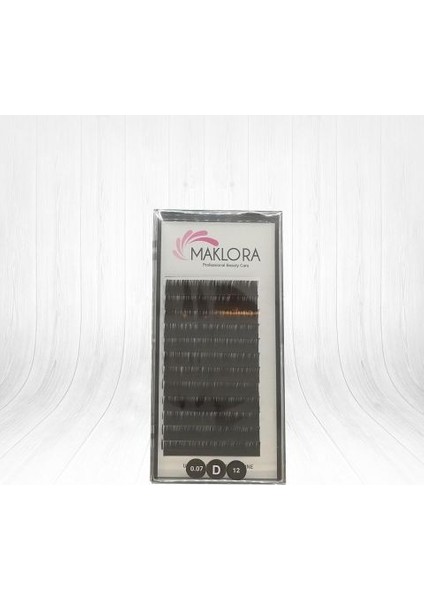 Volume Ipek Kirpik D Kıvrım 0.07 Kalınlık 12MM Uzunluk