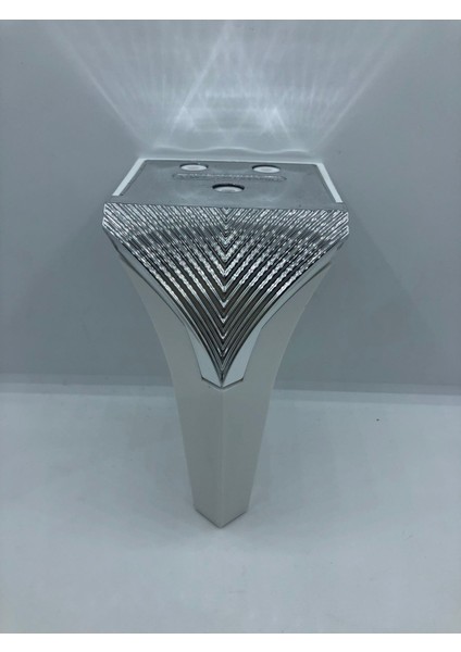 Plastik,venedik 15 cm Beyaz-Krom Koltuk,baza,mobilya Ayağı (4 Adet) fiyatları