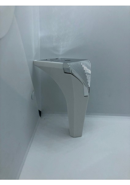 Plastik,venedik 15 cm Beyaz-Krom Koltuk,baza,mobilya Ayağı (4 Adet) indirimleri