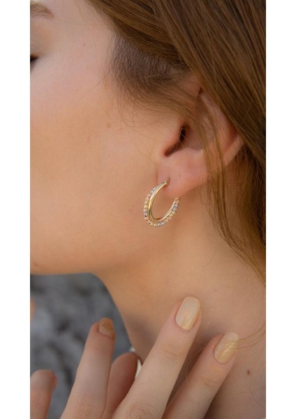 Dorikalı Halka Küpe Çap 1.2 cm modelleri