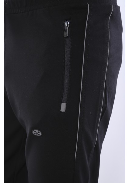 Erkek Spor Lacivert Eşofman Altı, Süper İki İplik, Dört Mevsim, Slimfit - 1905