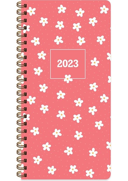 2023 8X16 Haftalık Cep Ajandası - Minik Papatya