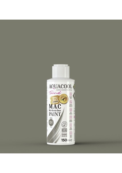 M.a.c Su Bazlı Akrilik Hobi Boyası 824 Vizon 150 ml