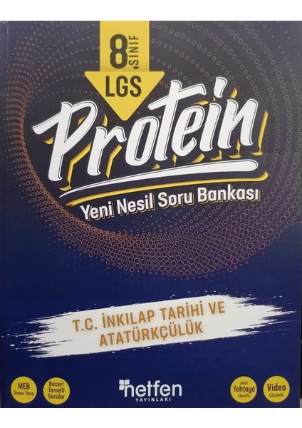 8. Sınıf LGS Protein Inkılap Tarihi Soru Bankası