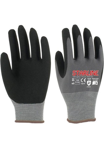 E-91 Köpük Nitril Eldiven No:9