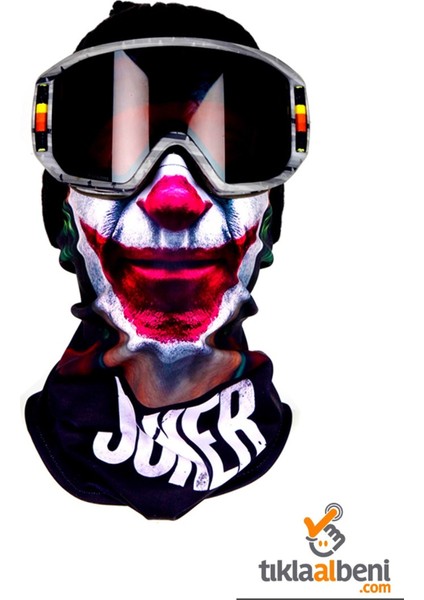 Yıkanabilir Maske, Joker Kayak ve Snowboard Buffmask 2052