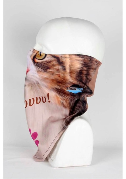 Dişi Kedi Yüz Maskesi 2067 / Her Ortama Uygun Yıkanabilir Maske fiyatları
