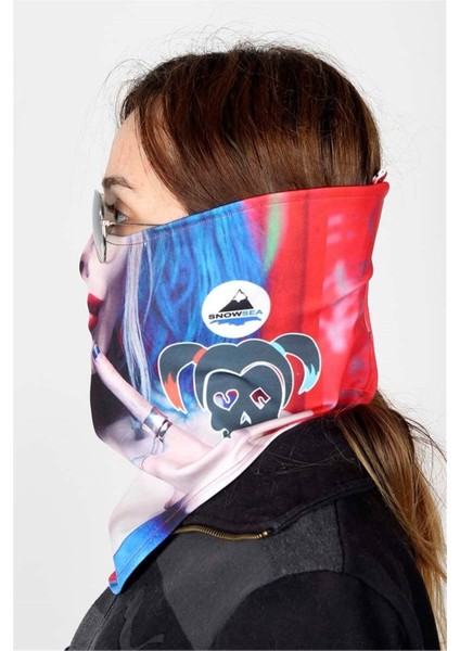 Sexy Harley Queen Snowboard ve Kayak Yüz Maskesi Snowsea 2070 modelleri