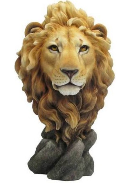 Wıse Veronese Serisi-Wıse Aslan Büstü-19,5*16*33,5 Cm.– Dekoratif Obje