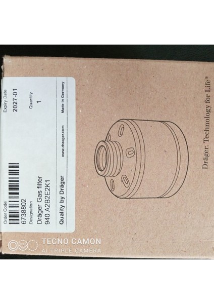 Gaz Filtresi A2B2E2K1 6738802 modelleri