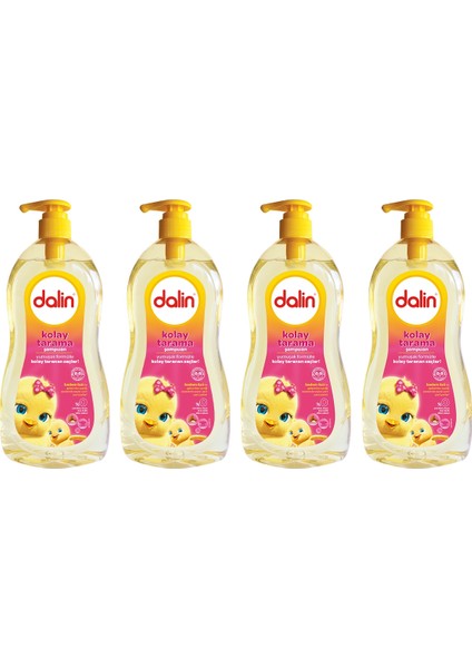 Badem Yağlı Kolay Tarama Şampuanı 700 ml x 4 Adet