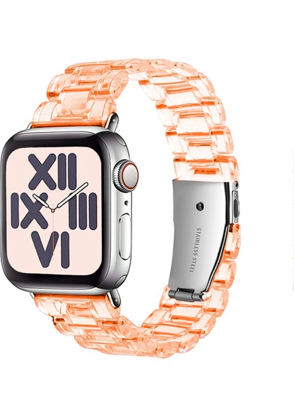 Apple Watch 42-44MM Krd-22 Candy Yavruağzı Kordon
