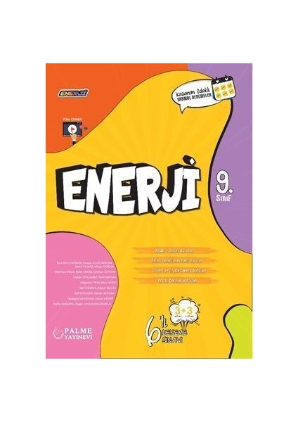 9. Sınıf Enerji 6 Deneme Sınavı