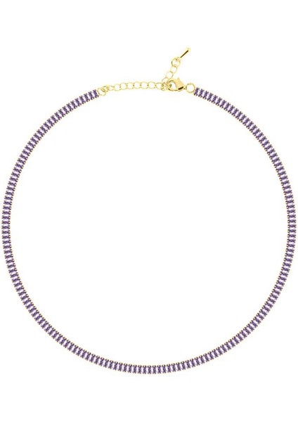 4mm Mor Baget Choker