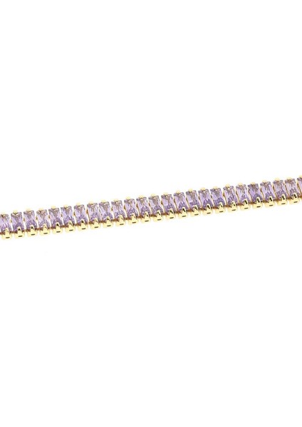 4mm Mor Baget Choker