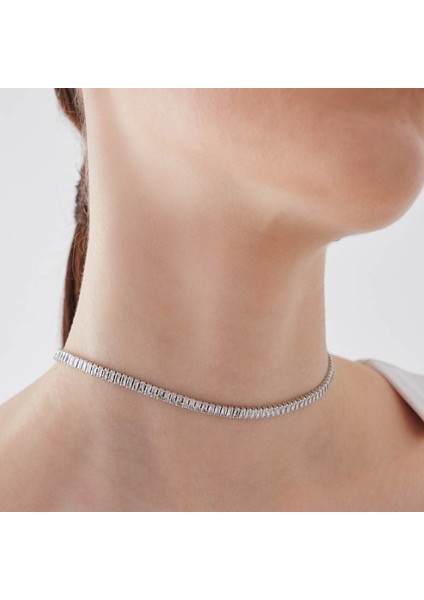 5mm Mor Baget Choker