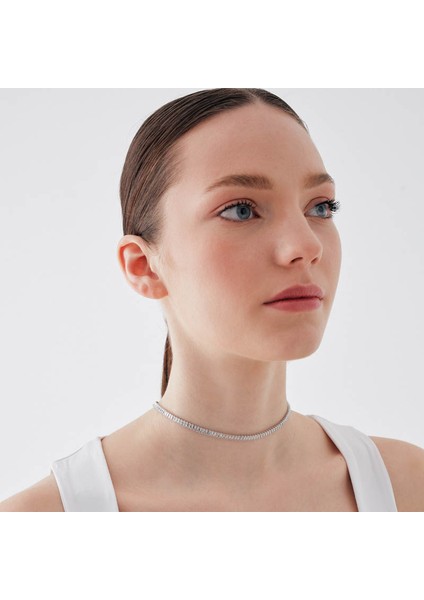 5mm Lila Baget Choker