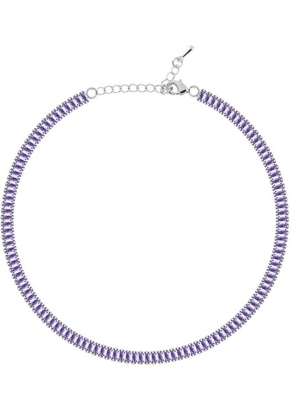 5mm Lila Baget Choker