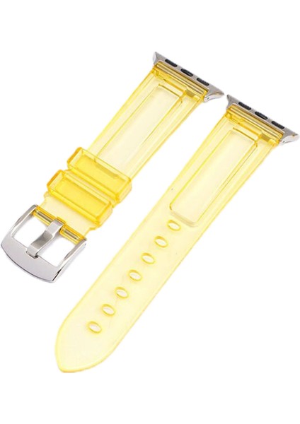 Apple Watch 42-44MM Krd-23 Transparent Sarı Ko